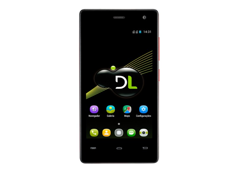 Smartphone DL Eletrônicos YZU DS41 2 Chips 8GB Android 5.1 (Lollipop) 3G Wi-Fi