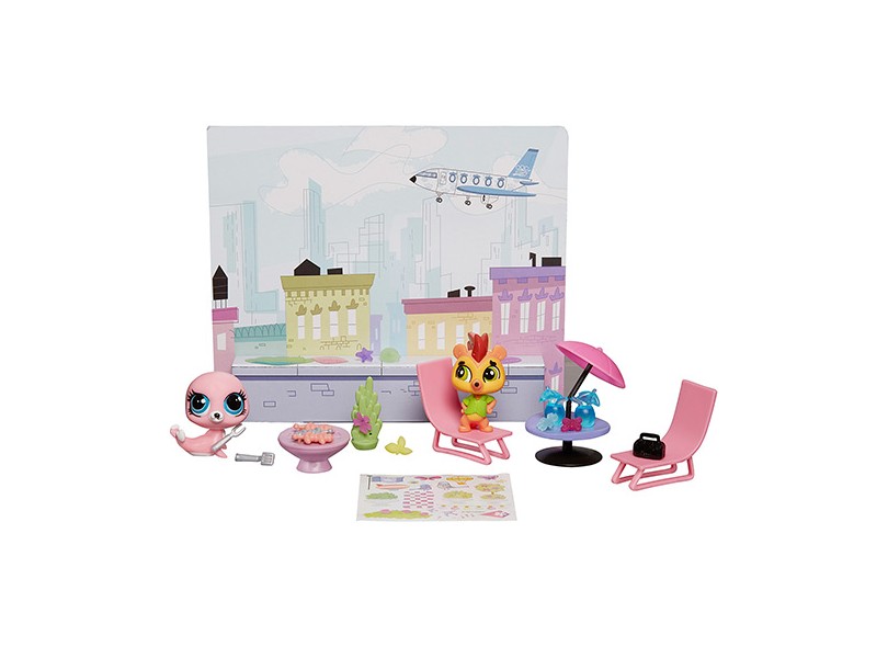 Boneca Littlest Pet Shop Telhado Hasbro