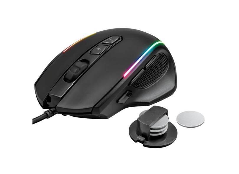 Mouse Gamer Trust GXT 165 Celox - LED RGB - 10000dpi - 8 Botões - 23092