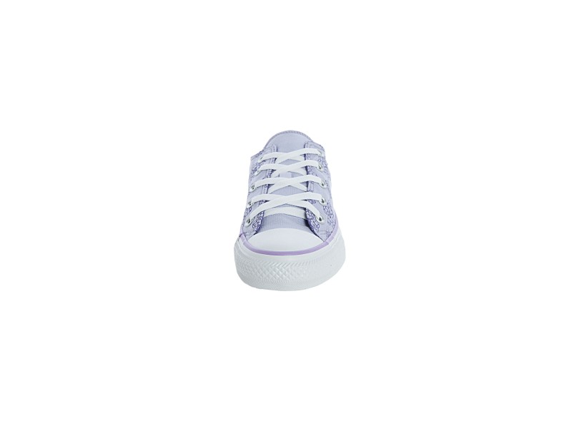 Tênis Converse All Star Feminino Casual CT As Double Tongue Print Flowers Ox