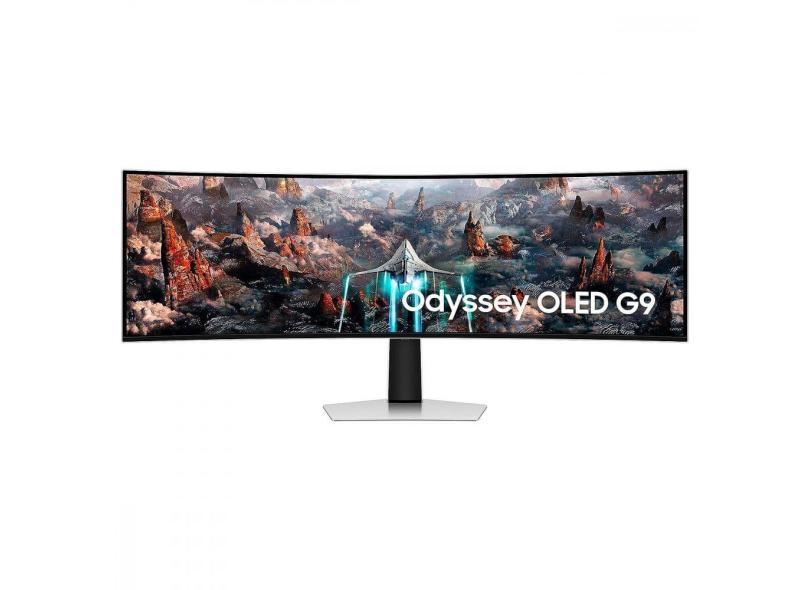 Monitor Gamer Curvo Samsung Odyssey G9 49 Ultrawide OLED DQHD HDR 240Hz 0,03ms HDMI DP USB FreeSync G-Sync - LS49CG930SLMZD
