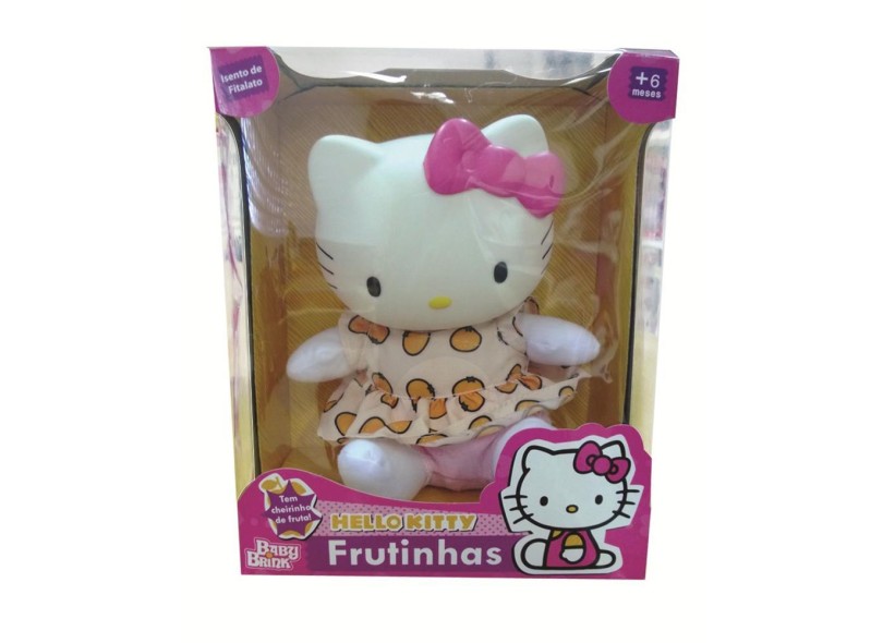 Boneca Hello Kitty Laranja Baby Brink