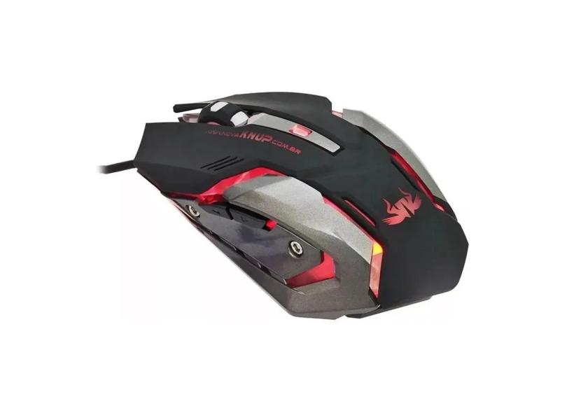 Mouse Gamer Metal Knup Usb 2400 Dpi Windows Mac Os 10.5 Ou