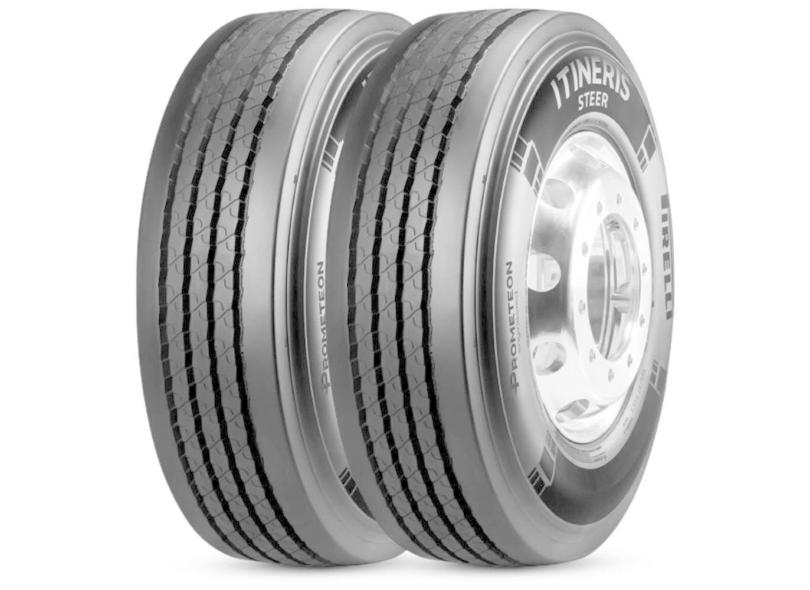 Kit 2 Pneu 295/80R22.5 Pirelli 152/148M TL Itineris Steer