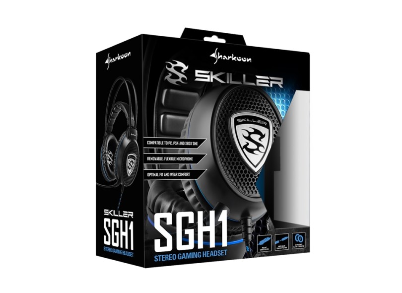 Headset com Microfone Sharkoon Skiller SGH1
