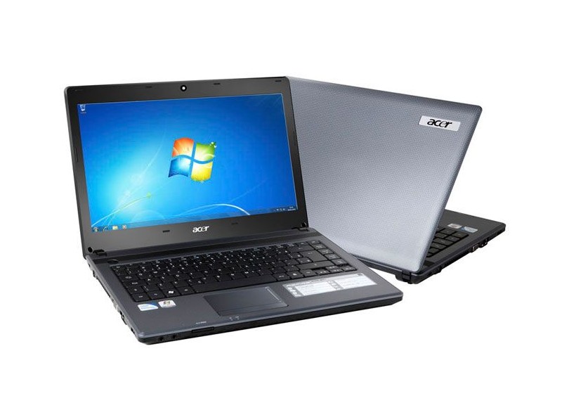 Notebook Acer Aspire 2GB HD 500GB Intel Pentium Dual Core P6200 Windows 7 Starter AS4739-4671