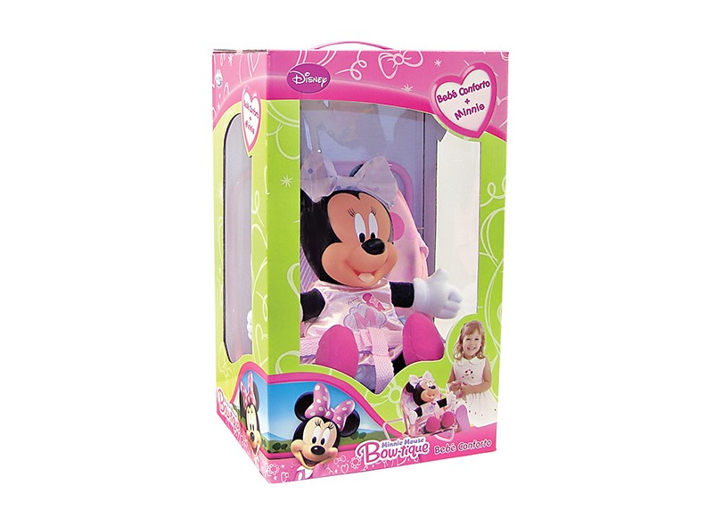 Boneca Disney Minnie Bebê Conforto Multibrink