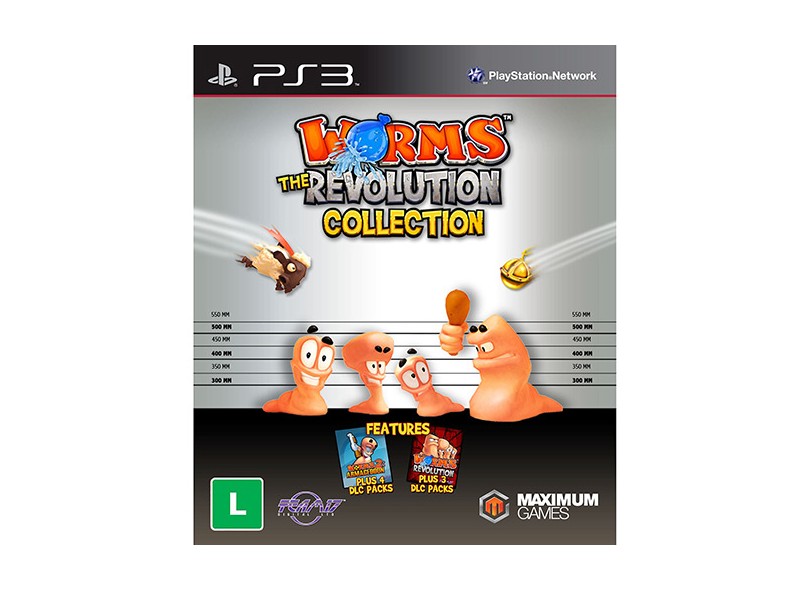 Jogo Worms: The Revolution Collection PlayStation 3 Maximum Family Games