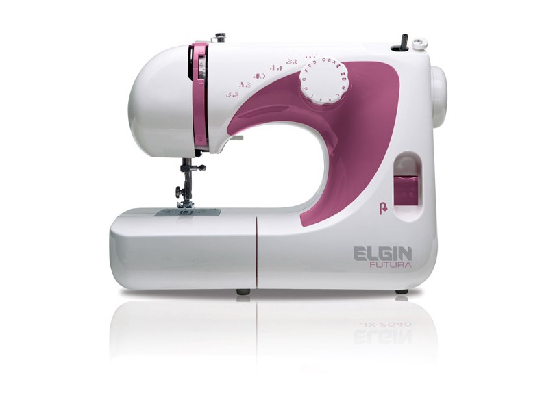 Máquina de Costura Doméstica Pontos Decorativos Futura  JX2040 - Elgin