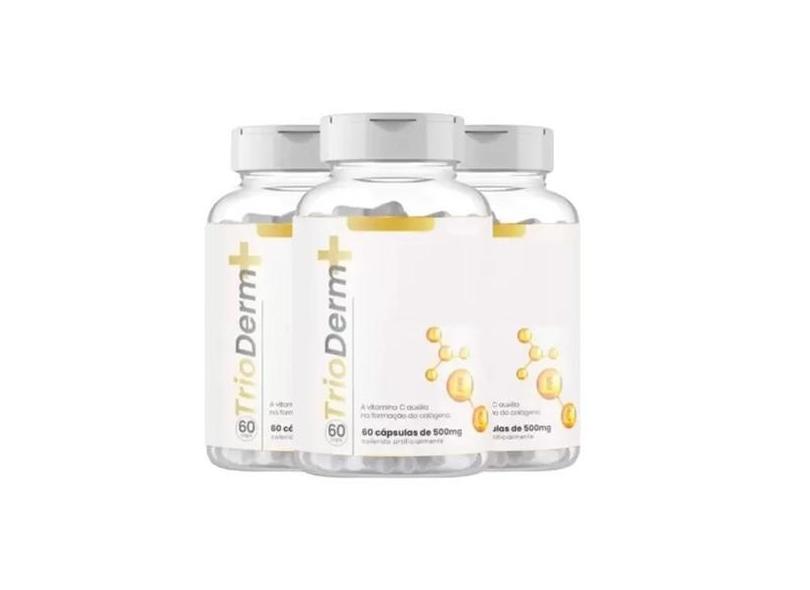 3X Trioderm+ Original - 60 Cápsulas Por Pote com o Melhor Preço é no Zoom