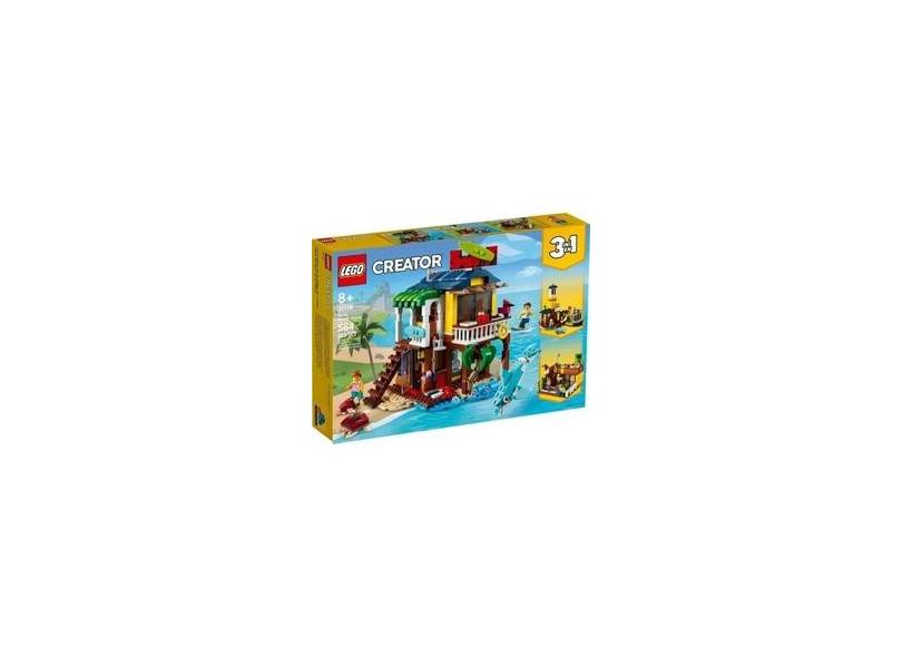 brinquedos toys lego creator lego creator 3 em 1 casa de praia