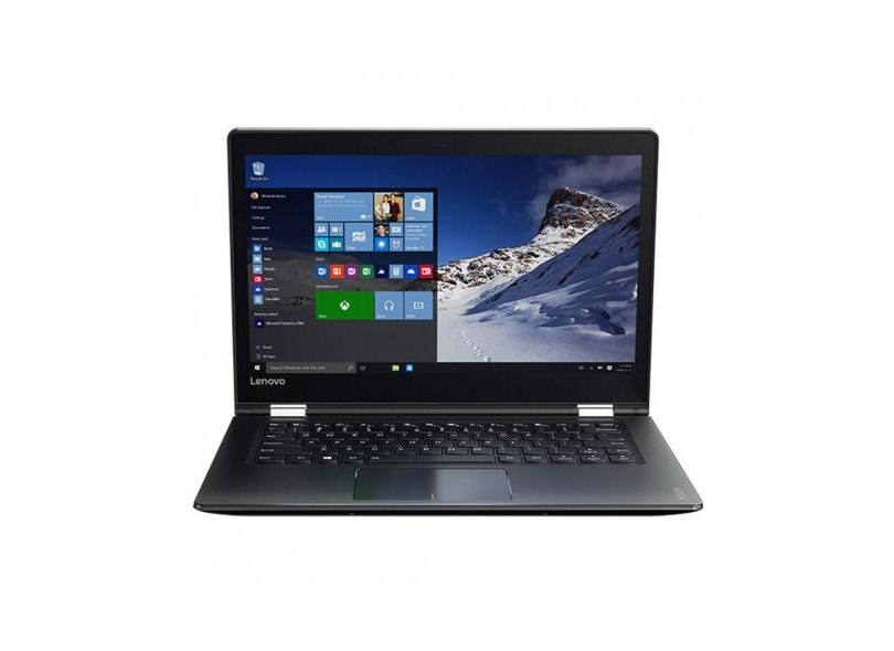 Notebook Conversível Lenovo Yoga 500 Intel Core i3 6100U 6ª Geração 4GB de RAM HD 500 GB 14" Touchscreen Windows 10 Home 510