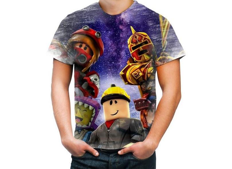 Camiseta Roblox Personalizada com nome