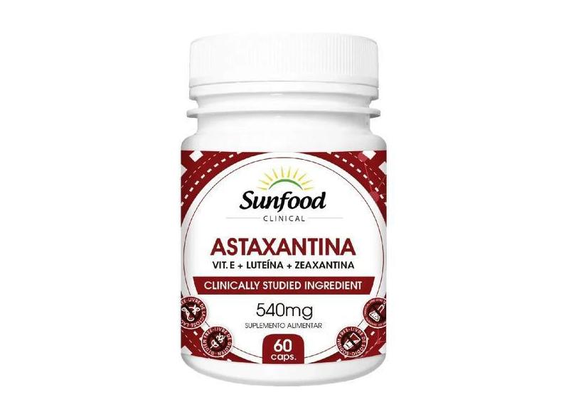 Astaxantina Vit,E Luteina + Zeaxantina 540Mg 60 Caps Sunfood