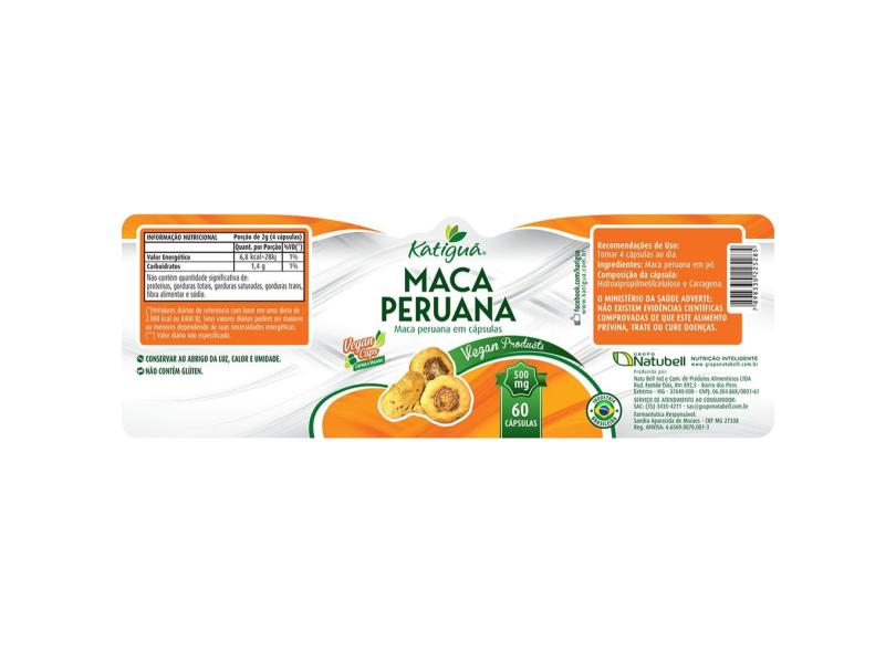 Katigua maca peruana 60 cápsulas