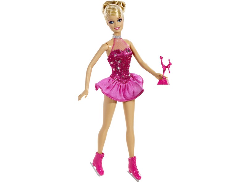 Boneca Barbie Patinadora no Gelo Mattel