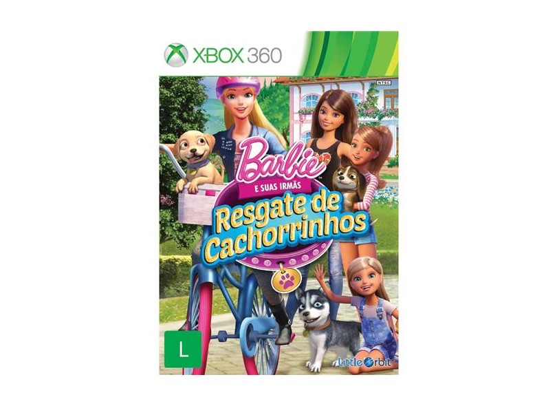 Jogo Barbie e suas Irmãs: Resgate de Cachorrinhos Xbox 360 Little Orbit