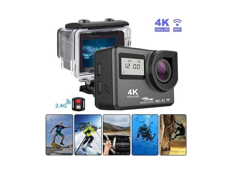 Câmera Action Go Cam Pro Ultra 4K Sport Wifi Hd Prova Dágua - Camera