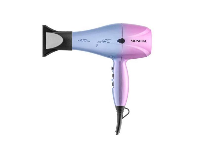 Secador De Cabelo Profissional By Juliette 2000W - Rosa/Ul - Mk Mondia