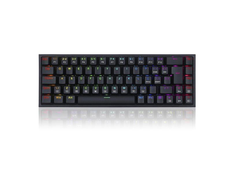 Teclado Gamer Redragon Castor Rgb K631 Switch Blue Abnt2