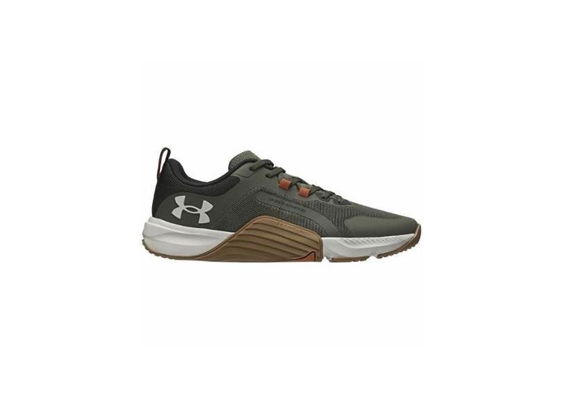Tênis Under Armour Tribase Reps Unissex Verde Militar Confortável Academia Cross Training Exercício-Unissex