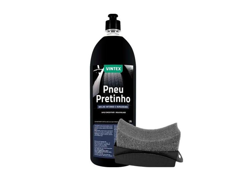 Kit Pneu Pretinho Brilho Molhado Proteção Vonixx + Aplicador de Pretin