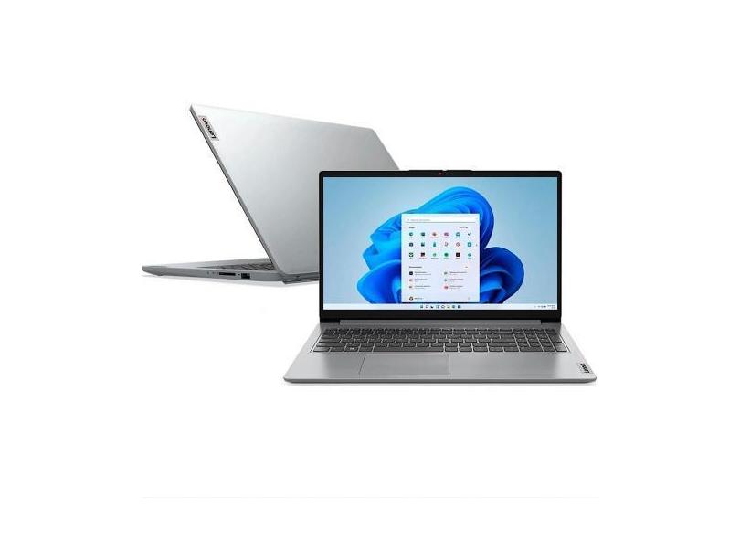 Notebook Lenovo IdeaPad 1i i3 82VY000TBR 4GB 256GB SSD Intel UHD W11 1