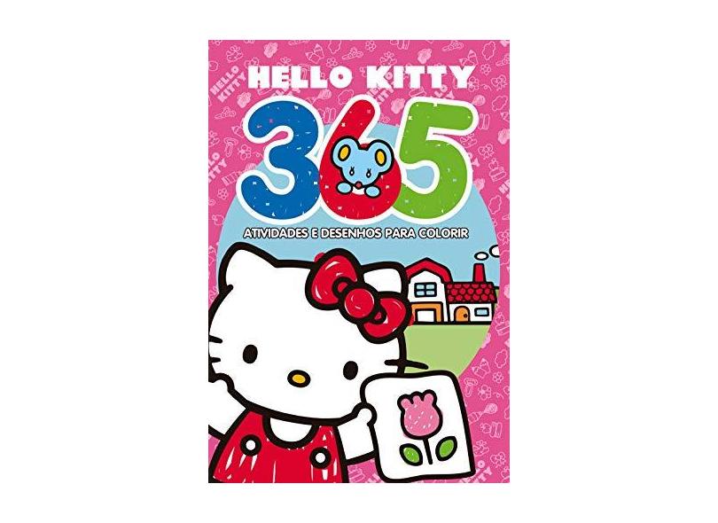 Hello Kitty - 365 atividades e desenhos para colorir - Ciranda Ciranda Cultural - 9788538080053