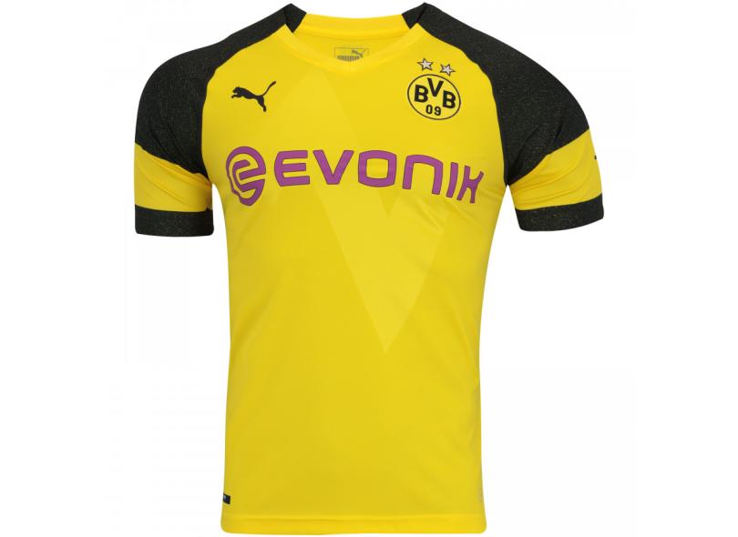Camisa Torcedor Borussia Dortmund I 2018/19 sem Número Puma