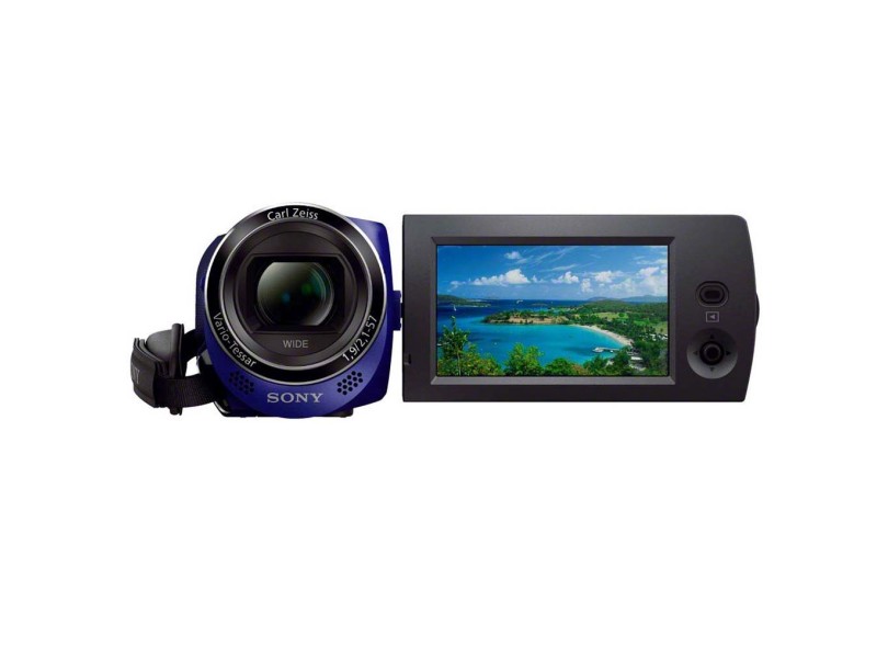 Filmadora Sony HandyCam HDR-CX220 Full HD Estabilizador de Imagem