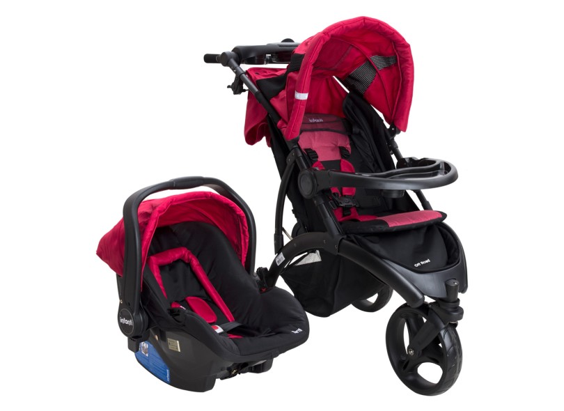 Carrinho de Bebê Travel System com Bebê Conforto Infanti Off Road