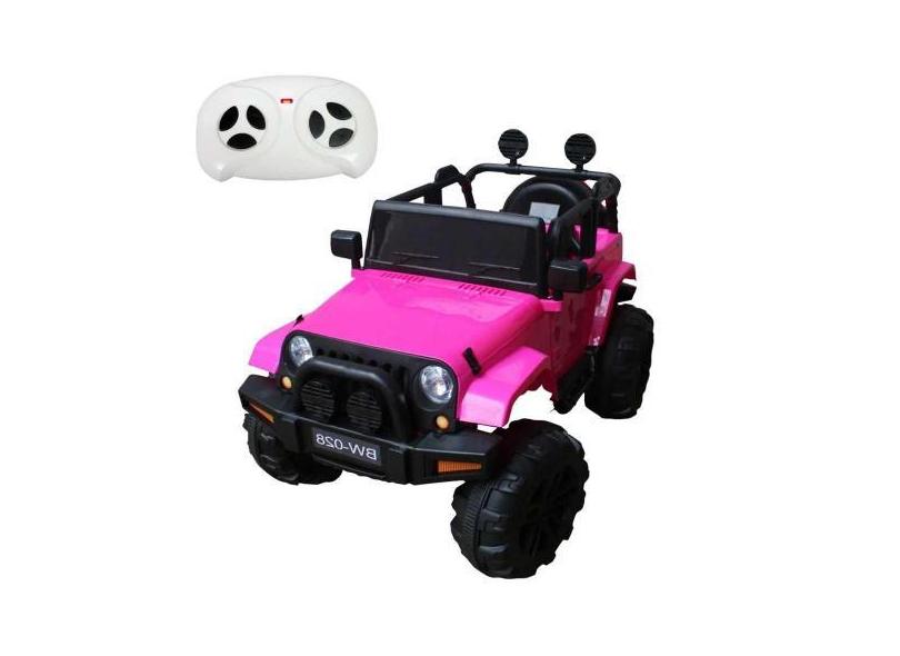 Mini Carro Elétrico Jeep Importway Bw028rs- Rosa