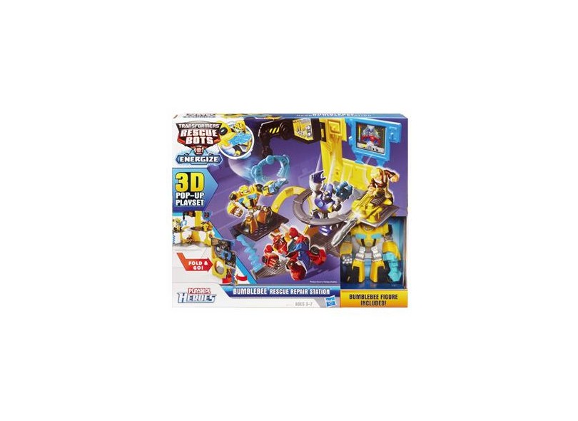 Boneco Transformers Rescue Repair Station - Hasbro