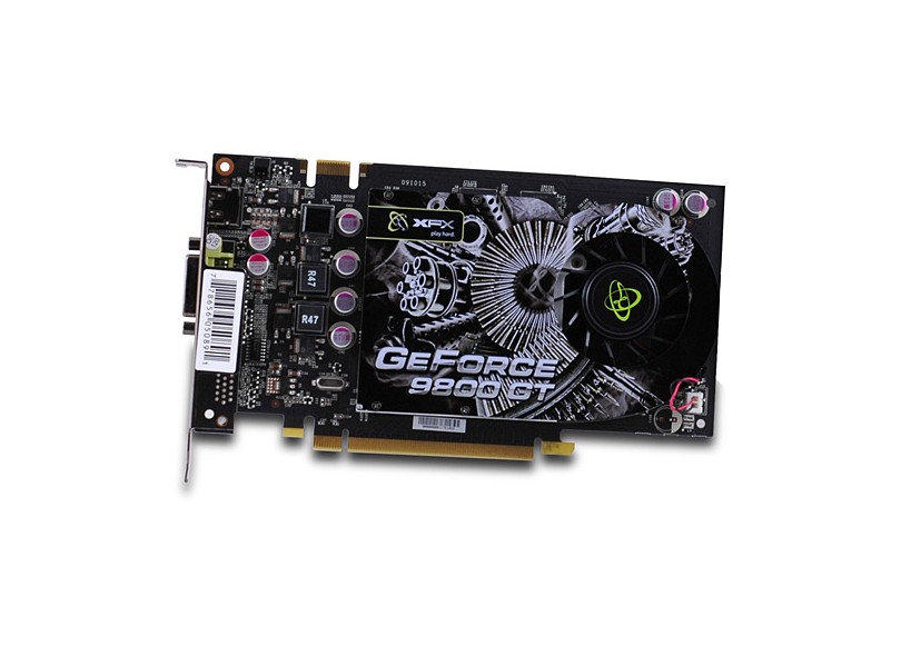 Placa de Video NVIDIA GeForce ão possui 9800 GT 0.5 GB DDR3 256 Bits XFX PV-T98G-YAF3