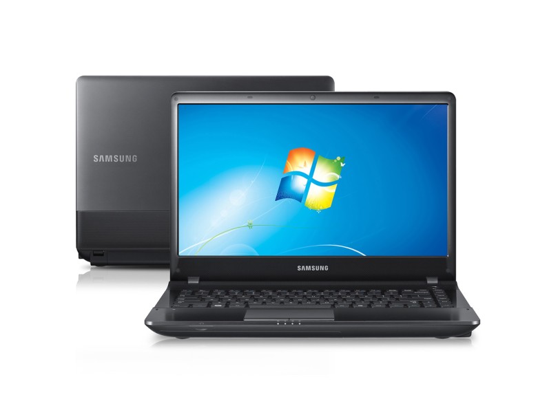 Notebook Samsung LED 14" 2GB HD 500GB AMD Dual Core A4 3305M Windows 7 Home Basic 305E4A-AD2