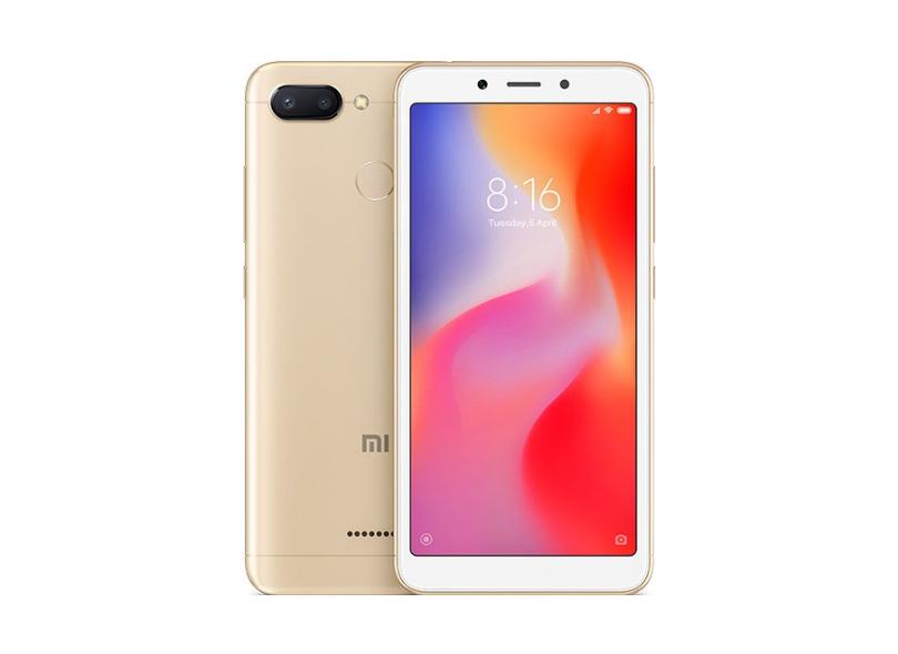 Smartphone Xiaomi Redmi 6 32GB 12,0 MP 2 Chips Android 8.1 (Oreo) 3G 4G Wi-Fi