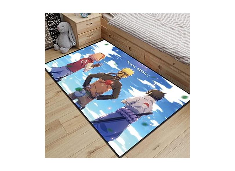 Anime naruto poliéster impressão tapeçaria sala de estar decoração