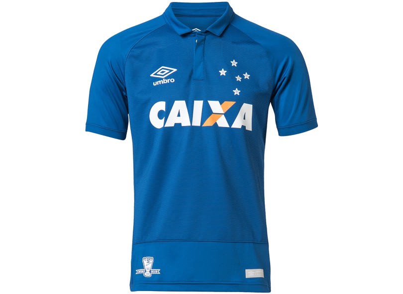 Camisa Torcedor infantil Cruzeiro I 2016 sem Número Umbro
