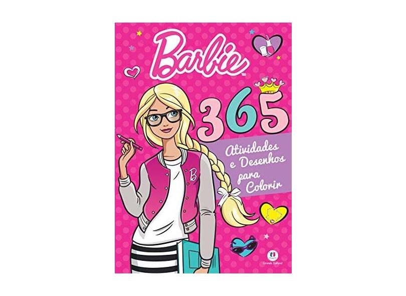 Livro 365 Desenhos para Colorir Barbie