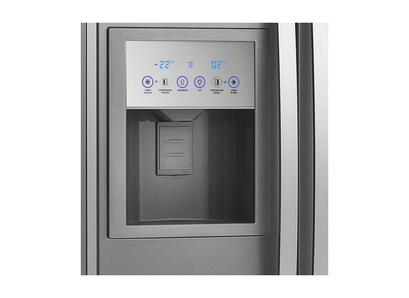 Geladeira Electrolux 504L Side by Side EXSH72X