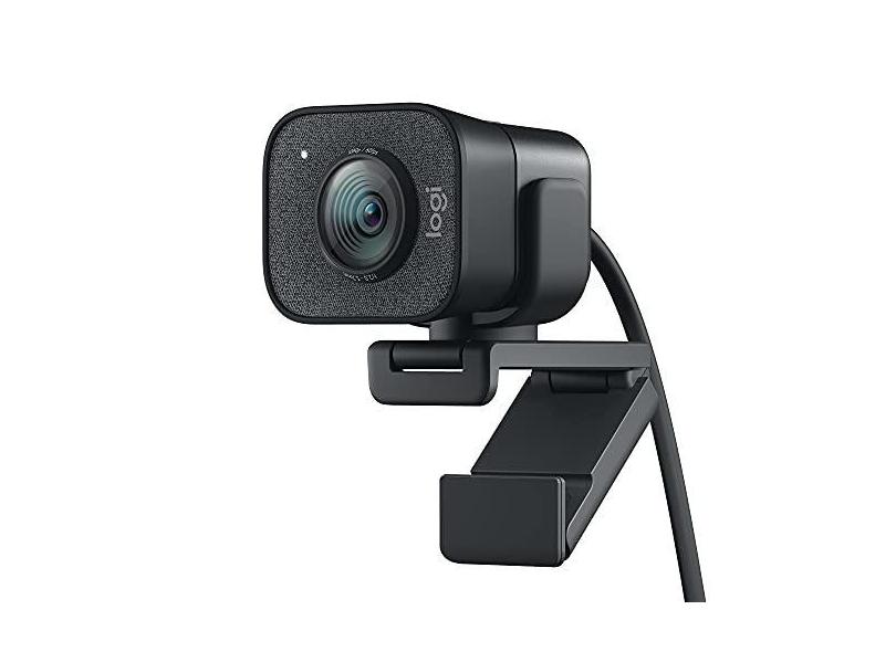Webcam Full HD Logitech For Creators StreamCam Plus para Streaming e Criação de Conteúdo com Microfone Embutido, 1080p 60fps, Autofoco Inteligente, Conexão USB-C e Tripé Incluso