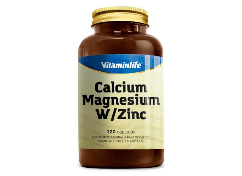 CALCIUM MAGNESIUM WITH ZINC 120CAPS - VITAMINLIFE 