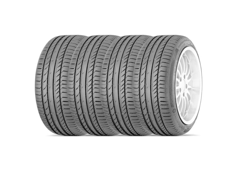 Kit 4 Pneu Continental 235/40r18 95w Xl Contact 5 Contiseal