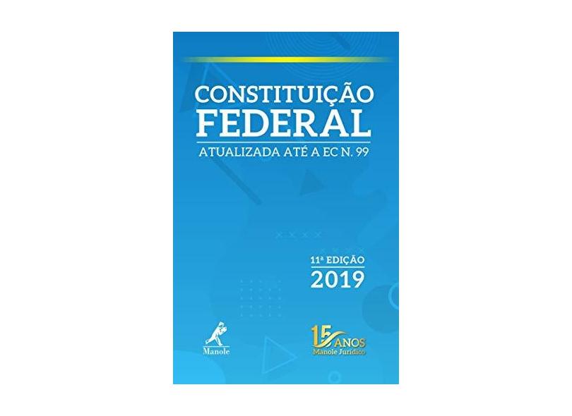Constituição Federal - Editora Jurídica Da Editora Manole - 9788520459102