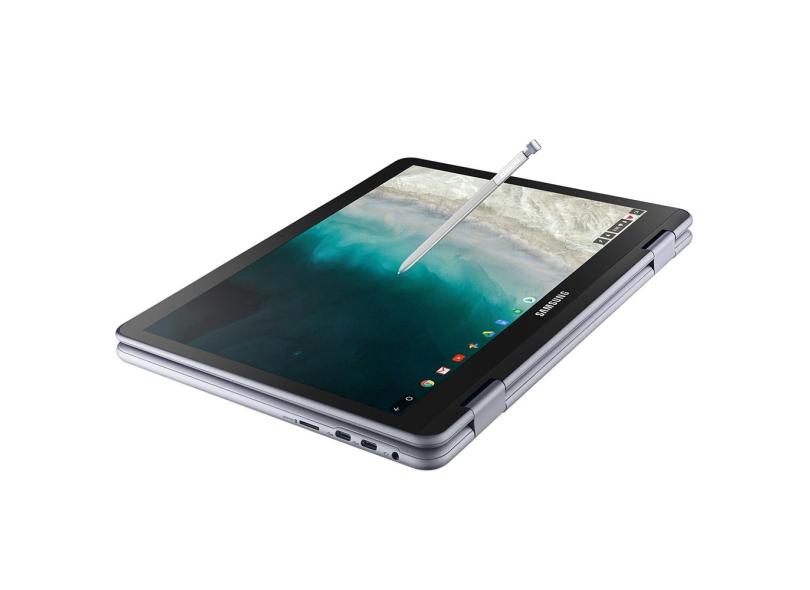 Notebook Conversível Samsung Chromebook Plus Intel Celeron 3965Y 4 GB de RAM 32.0 GB 12.2 " Full Touchscreen Chrome OS Chromebook Plus