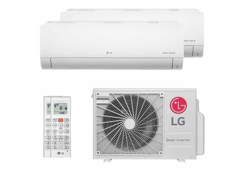 Ar Condicionado LG Multi Split Bi Split Inverter 18000 BTUs 1X9000+1X12000 220V Quente e Frio A2UW18GFAC