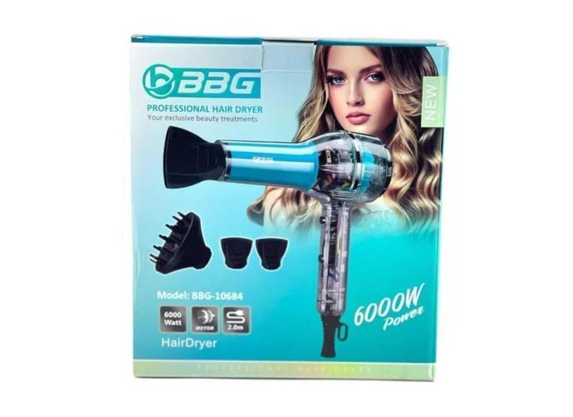 Secador De Cabelo 6000W Mega Ul - Black Watch