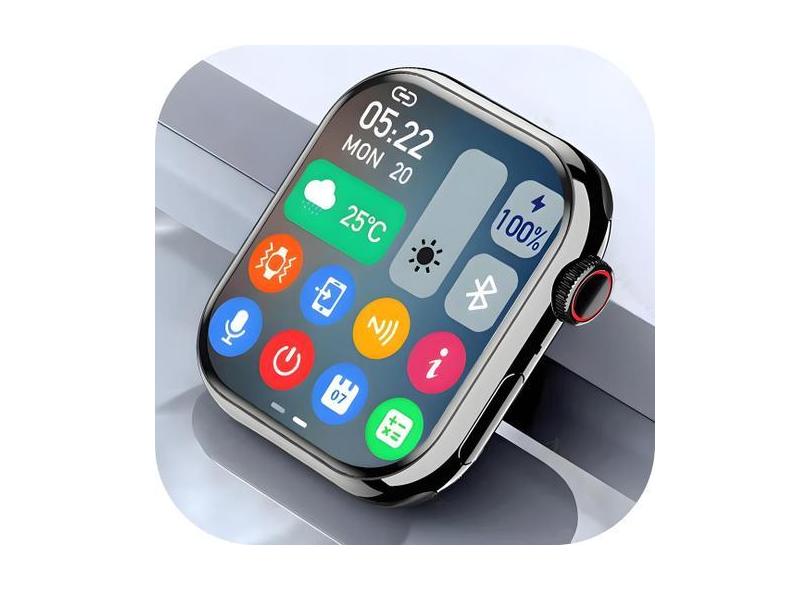 Relógio Smartwatch Watch 9 Pro  2 pulseiras tela personalizável ligaçõ