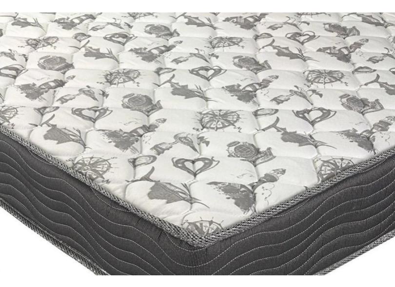 Cama Box Baú Solteiro com Colchão Ortobom - ISO 100 88cm Lucas Colchões