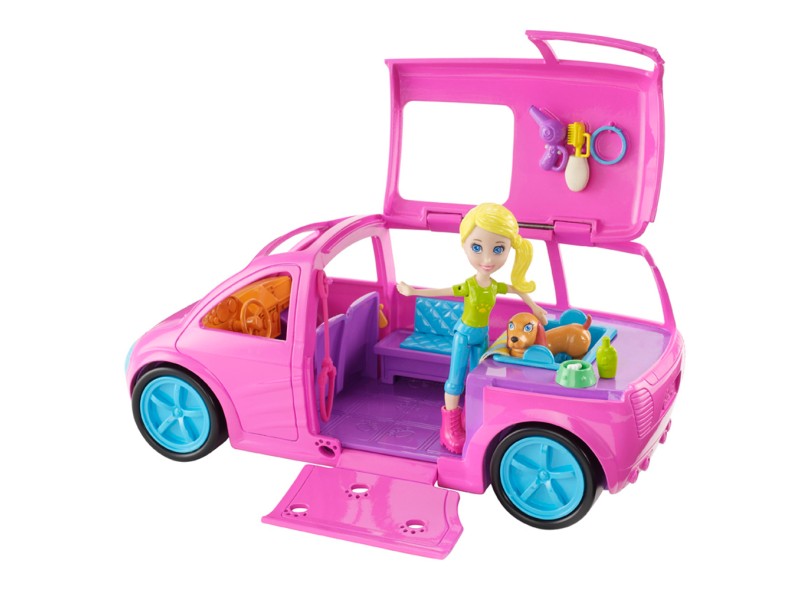 Boneca Polly Pet Car Mattel